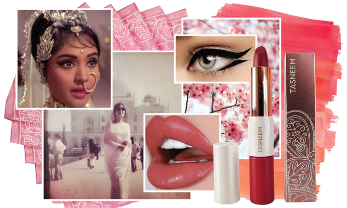 60‘s Makeup - Pink Monochromatic Makeup - Bollywood Beauty Tutorial